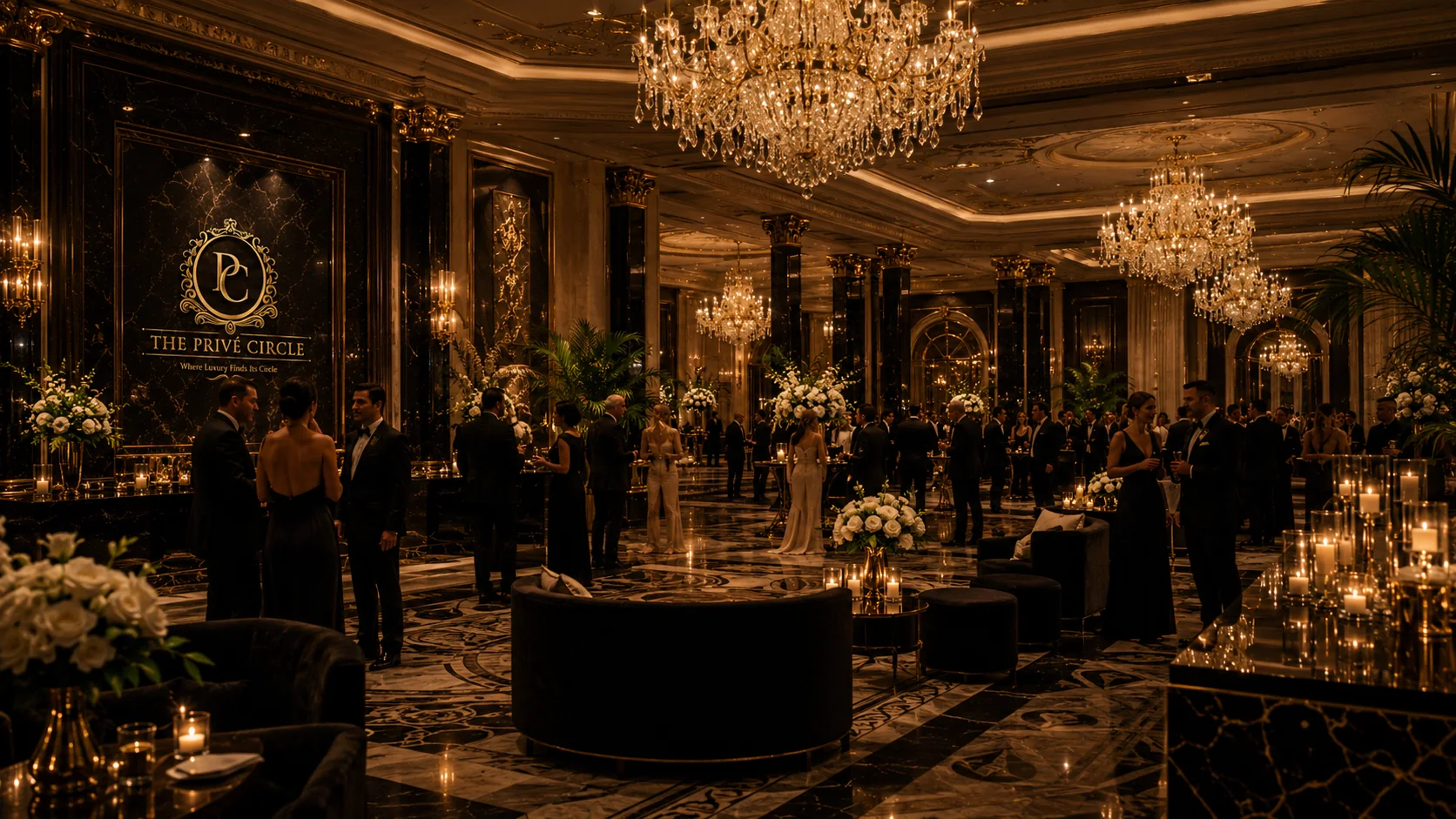 The Privé Circle grand ballroom