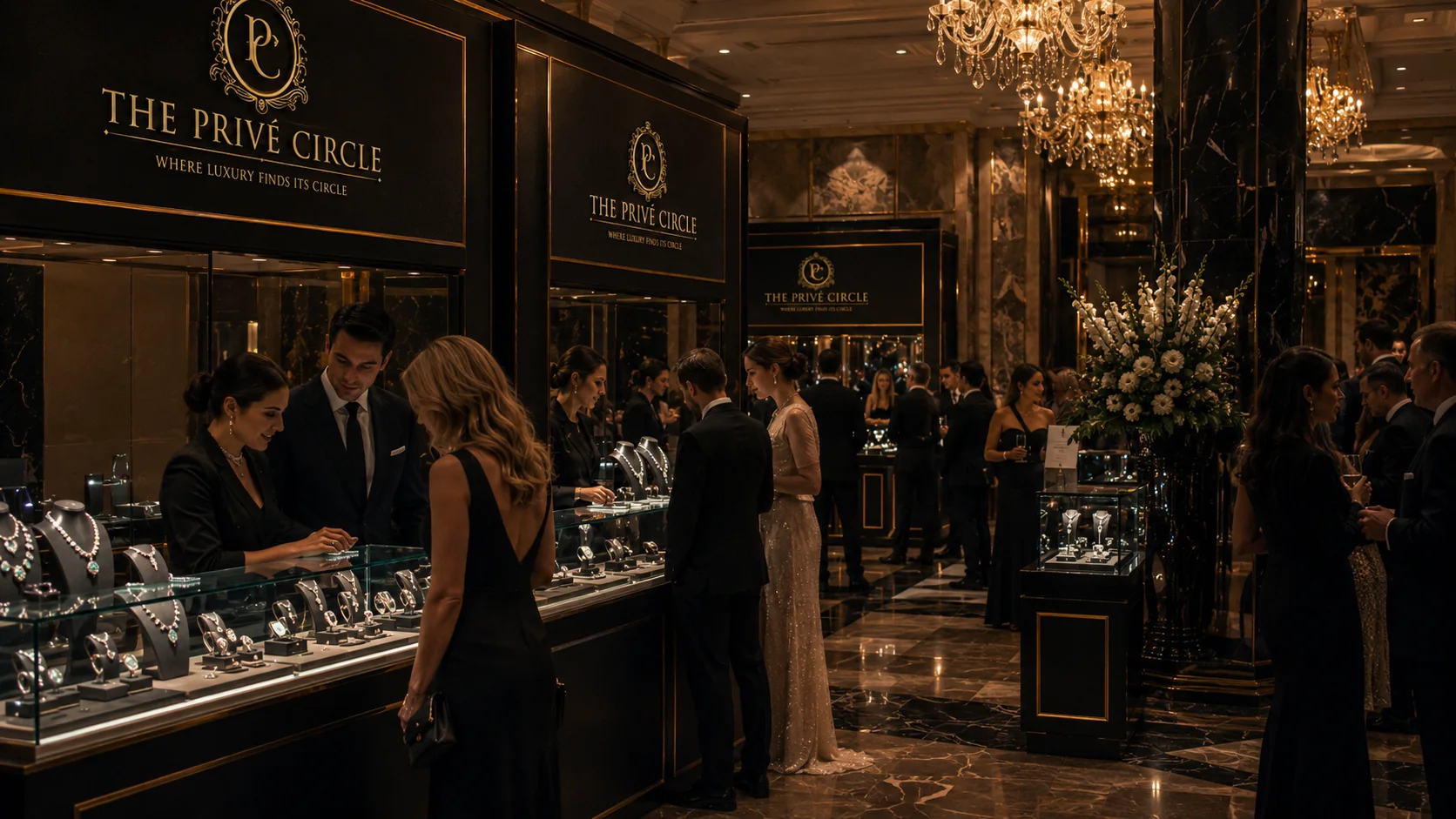 Luxury showcases