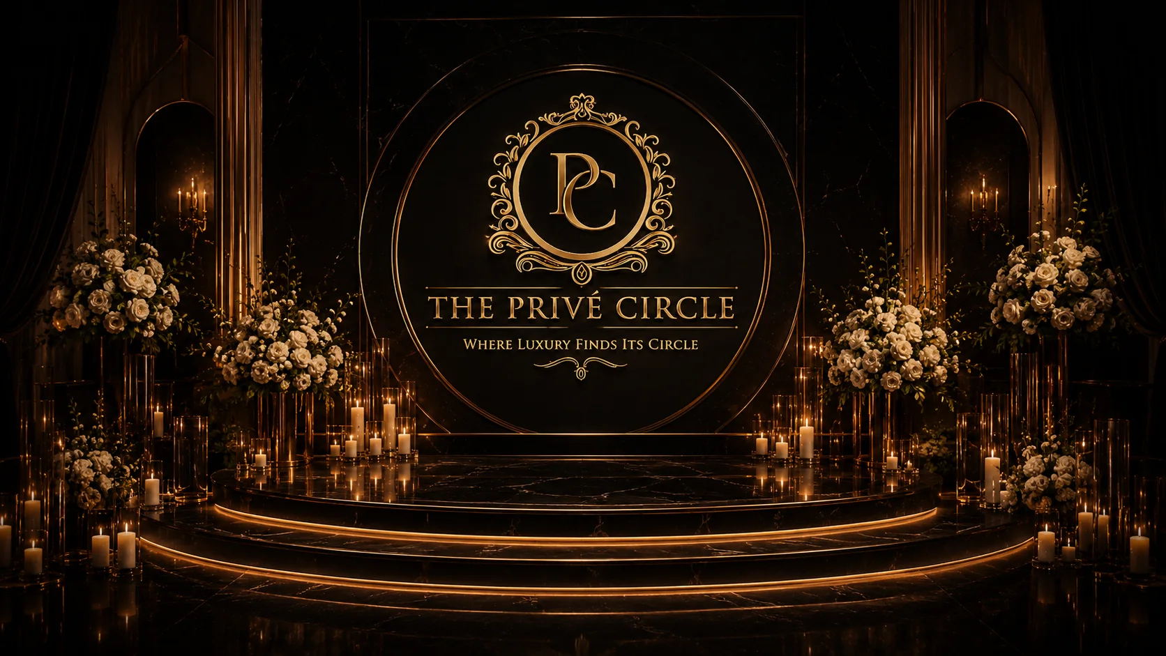 The Privé Circle signature stage